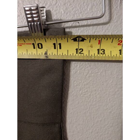 Spanx Cropped Leggings Women's XS Green Athletic Workout Stretch Athleisure - Picture 5 of 7